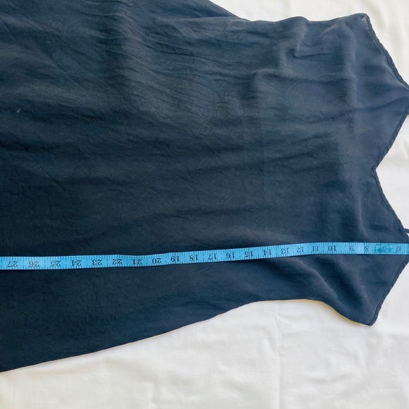 Vintage SILX Black Silk Slip / Chemise by August Silx / Size Small to Medium - Picture 4 of 8